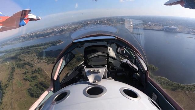 Стрижи. Вид из кабины. Нижний Новгород 800 лет. Эксклюзив