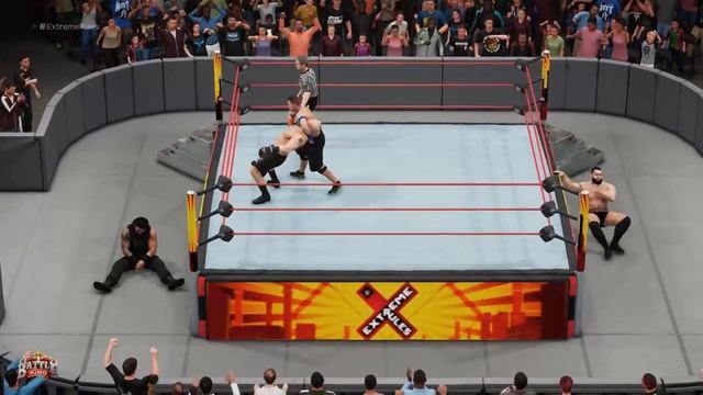 Roman Reigns and John Cena vs Brock Lesnar and Rusev | WWE 2k18 Gameplay 1080p | HINDI смотреть онлайн