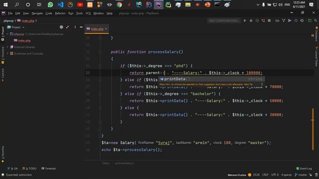 part75 ادامه اموزش inheritanceو اموزش parent در php oop смотреть онлайн