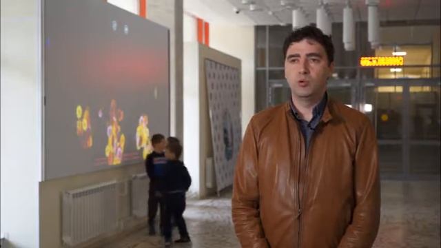 Интерактивная поверхность Surfancy в Зеленоградском детском доме творчества смотреть онлайн