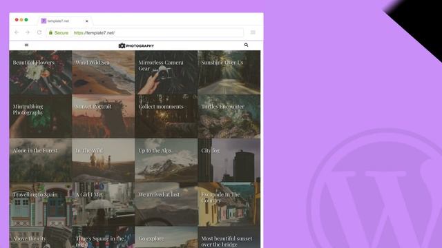 7 Newest Photography WordPress Themes 2020 смотреть онлайн