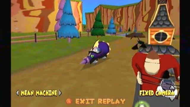 wacky races lumberjack lake 2 05 79 seconds sega dc game смотреть онлайн