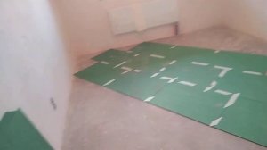 Укладка хвойной подложки