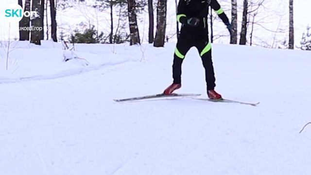 Уроки конькового хода. №6. #коньковыйход #беговыелыжи смотреть онлайн