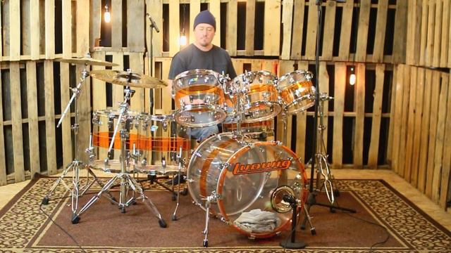 RCI Ludwig Acrylic Drum Set - 22, 10, 12, 13, 15, 16 смотреть онлайн