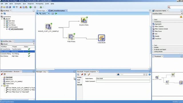 Oracle Data Mining tutorial - Data Transformation (Lesson 5) смотреть онлайн