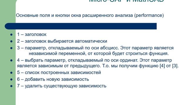 ВАХ диода в Micro-CAP и MathCAD смотреть онлайн