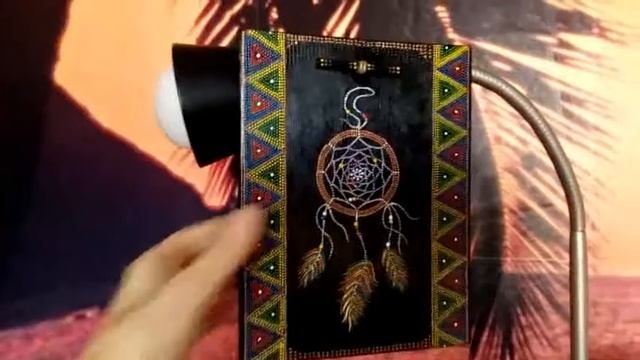 точечная роспись - ЛОВЕЦ СНОВ на доске смотреть онлайн