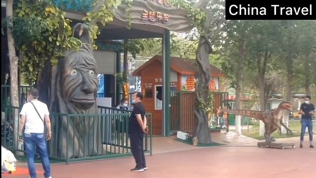 Amusement Park In China |Xinjiang |Urumqi смотреть онлайн