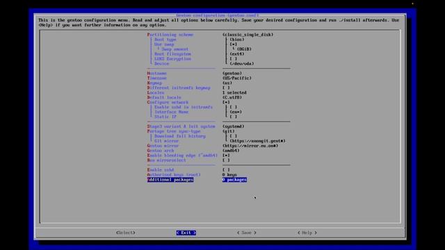Gentoo Linux Easy Base Install смотреть онлайн
