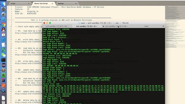 SJSU CMPE281 Spring16 Personal Project NoSQL DB Xingxing Ju 010751455 Part1 смотреть онлайн