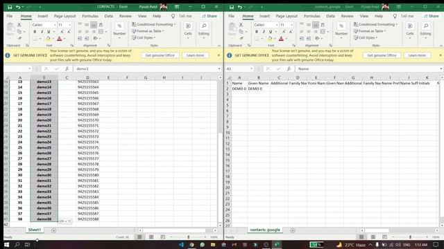 Transfer Contacts from Excel sheets to Phone(Android/iOS/Tab) 2021 смотреть онлайн