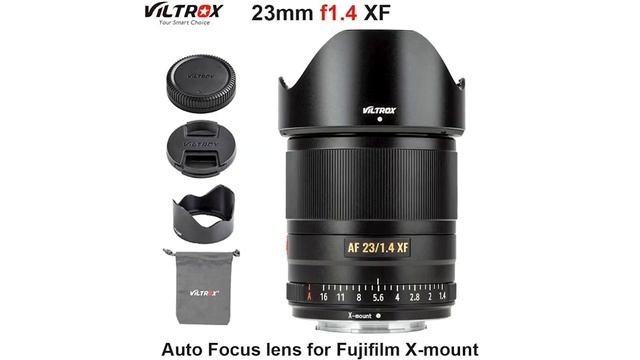Объектив VILTROX 23 мм f1.4 XF с автофокусом компактный объектив с большой диафрагмой для
