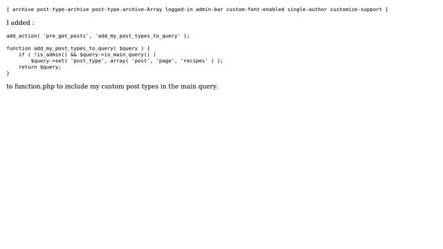 Wordpress: Archive-custome_post.php template not working смотреть онлайн