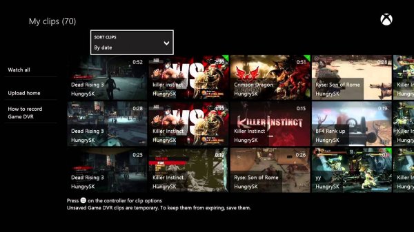 Как работает Game DVR и Upload Studio на XBOX ONE