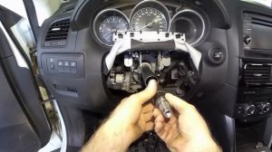 Mazda CX-5 ремонт рулевой колонки.