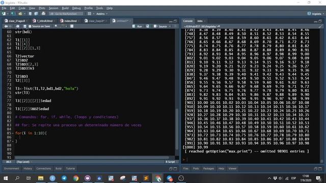Tema 1, Introducción a R: dataframe, loops, if смотреть онлайн