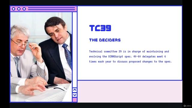Introduction: JS, ECMA, TC39 What Do They Mean --The Modern JavaScript Bootcamp смотреть онлайн