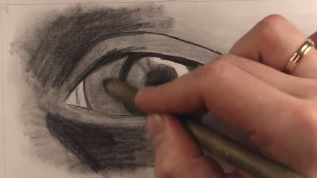 КАК нарисовать ГЛАЗ карандашом l учимся рисовать смотреть онлайн