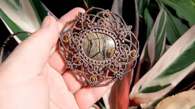 Подвеска мандала. Макраме. Ниже??? есть по ней МК! смотреть онлайн