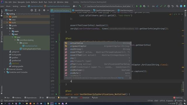 Mockito verification and argument capture - Testing with Spring Boot - Part 6 смотреть онлайн