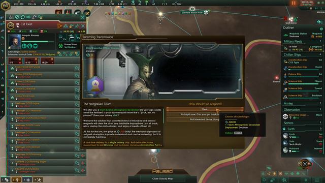 Stellaris - Church of Scientology #30 - Drums of War смотреть онлайн