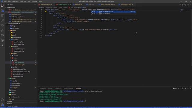 PHP Laravel Beginner tutorial | Edit and Update values using Modals (In Sinhala) смотреть онлайн