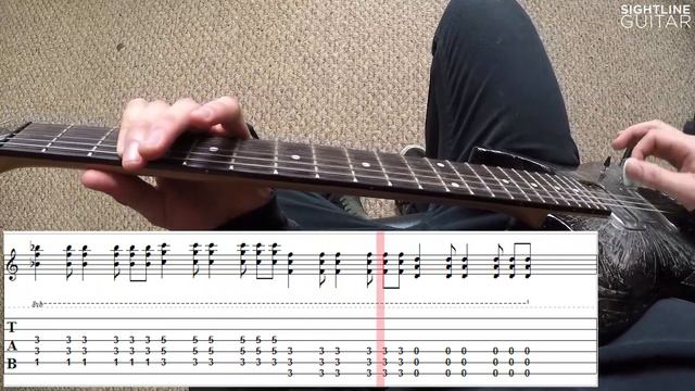 Avenged Sevenfold - A Little Piece of Heaven | PoV/Tab Guitar Lesson смотреть онлайн