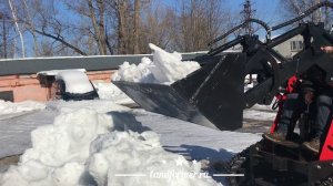 Гусеничный погрузчик Landformer КУБ 300. Обзор и демонстрация.