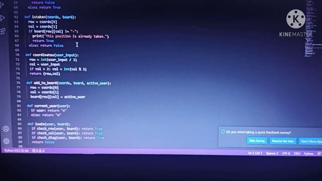 CRISS CROSS GAME WITH PYTHON IN JUST 12MIN. OF CODING. смотреть онлайн