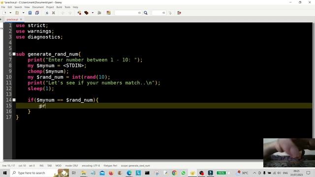 Perl Programming - Easy Guess Random Number Game 2023 смотреть онлайн