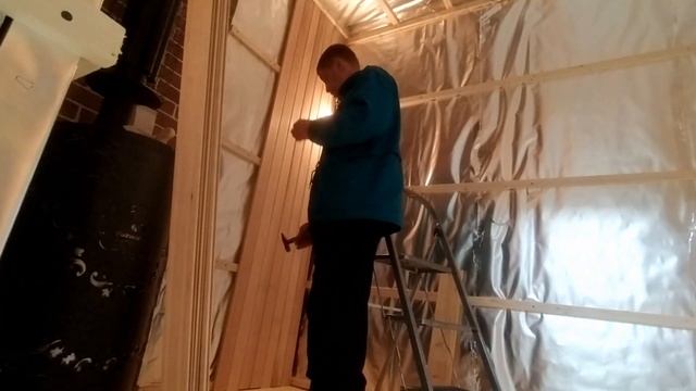 Отделка парной вагонкой часть 3 смотреть онлайн