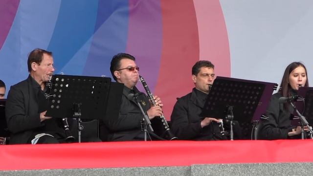 Государственный духовой оркестр России - Вальс "Орхидея" @ Парк Горького 12.05.2016 смотреть онлайн