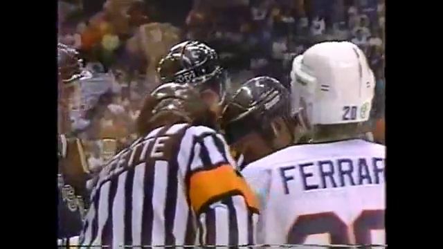 Darius Kasparaitis hits Jaromir Jagr and injuries him in game 6 (1993) смотреть онлайн