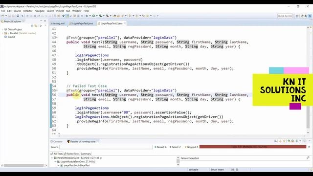 Java Selenium TestNG Parallel Automation Framework смотреть онлайн