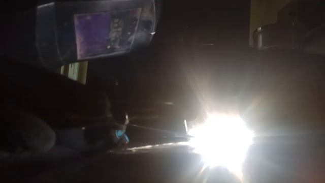 Алюминий аргон. Самоучка, пытаюсь сделать угловой шов, смотреть онлайн