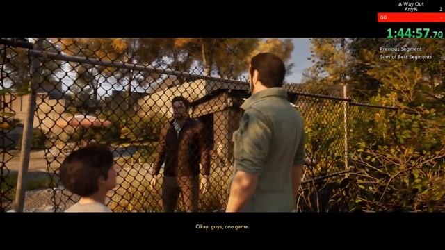 A Way Out Any% Speedrun 3:23:36 смотреть онлайн