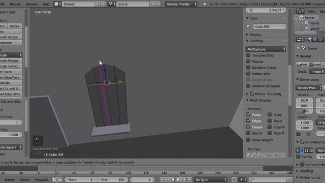 Моделирование дома в Blender (часть 1) смотреть онлайн