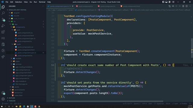 26. Find Child Components by using Directive method in Test Bed Debug Element - Angular Unit Testin смотреть онлайн