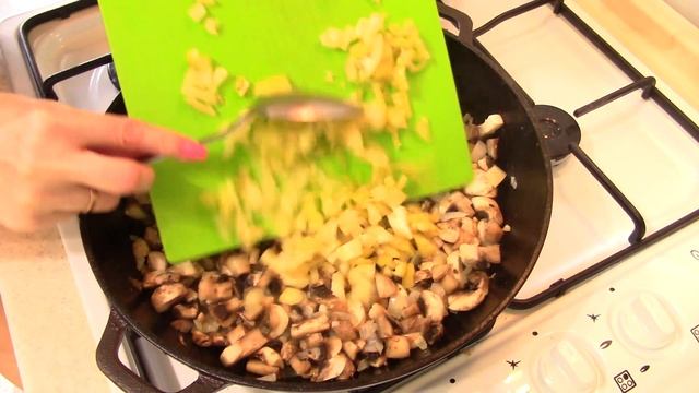 Баклажаны-Лодочки запеченные с грибами. Вкусно, быстро, красиво! смотреть онлайн