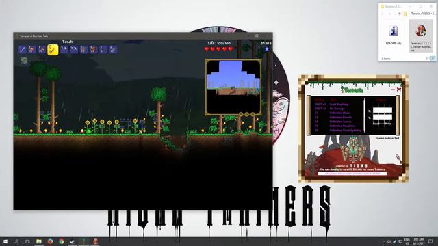 Terraria Trainer (with Gameplay) смотреть онлайн