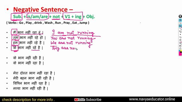 Present Continuous Tense 2023 | Present Continuous Tense with Examples in Hindi | Tense in English смотреть онлайн