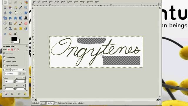 OpenOffice & Gimp Tutorial: Making a Signature With a Transparent Background смотреть онлайн