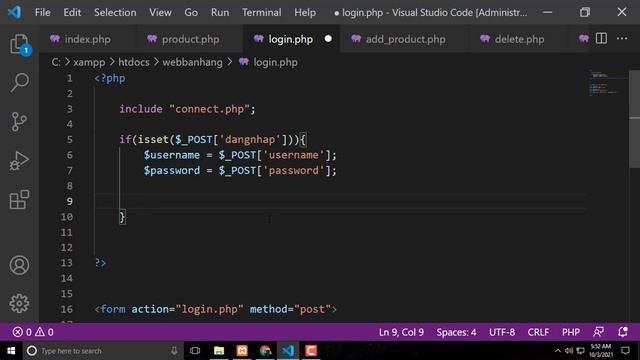 Học PHP Bài 103 - Project thuần phần 12: Tạo trang Đăng Nhập смотреть онлайн