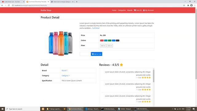 How to Create database models in Django | Django eCommerce Website | Django Tutorials смотреть онлайн