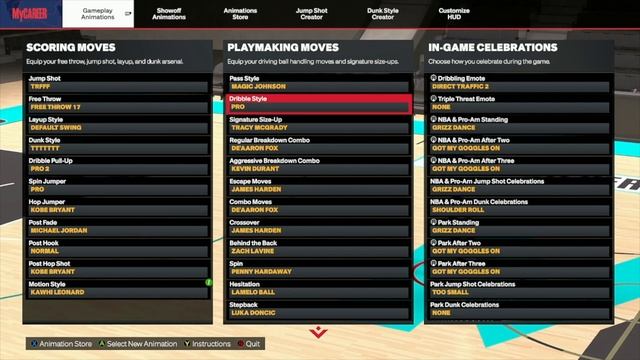 BEST DRIBBLE MOVES 85 BALL HANDLE SIGNATURE STYLES IN NBA 2K24 смотреть онлайн