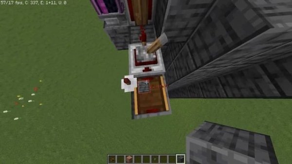 Сделал лифт с помощью мода Create (если хотите обзор на мод пишите в коменты ;) )