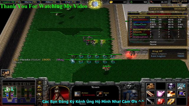 Warcraft III : Legion TD Mega 4.53 OZ3 x 20 (Fix Gold) #82 смотреть онлайн