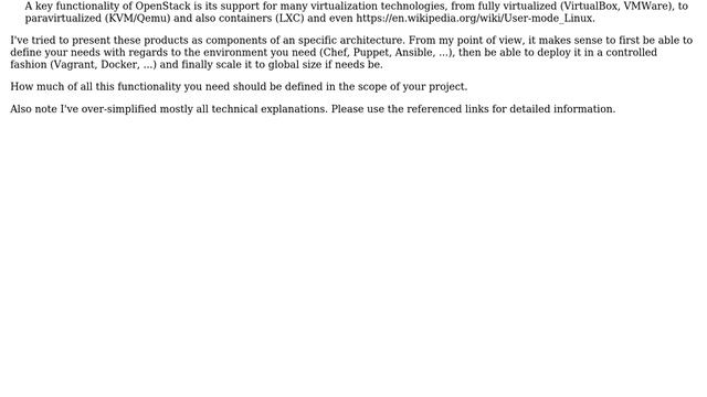 DevOps & SysAdmins: Relationship between Vagrant, Docker, Chef and OpenStack (or similar products)? смотреть онлайн