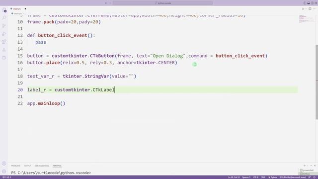 How To Create Input Dialog? - Python Customtkinter Lesson 15 смотреть онлайн